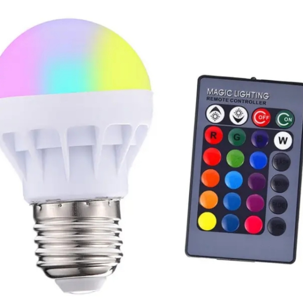 New 2 color  changing blub with remote (both $25)